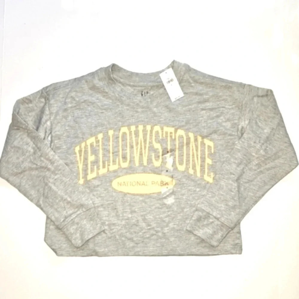 Gap kids long sleeve crop top